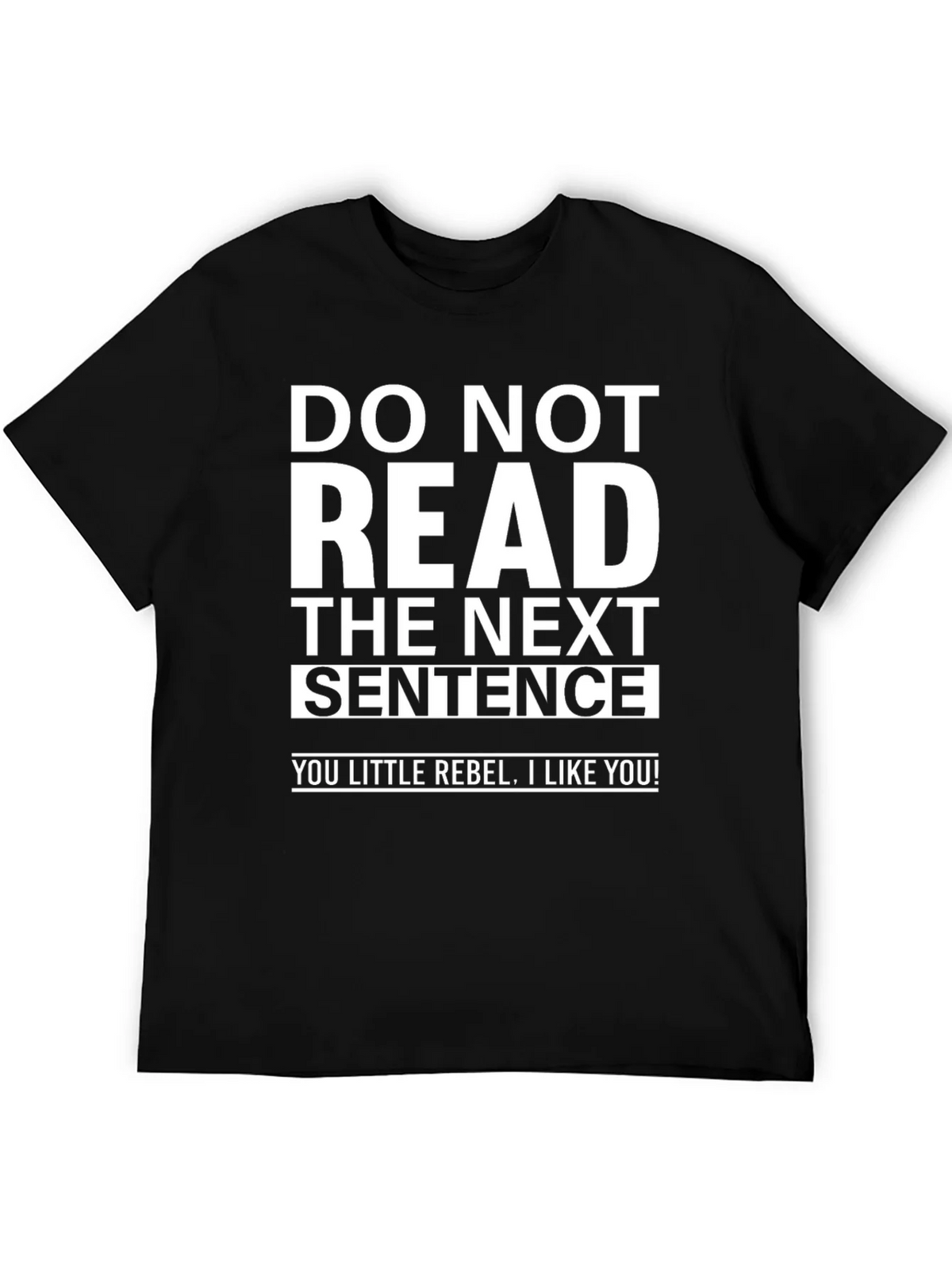 Rebel Humor Graphic Tee - Do Not Read! product image 5