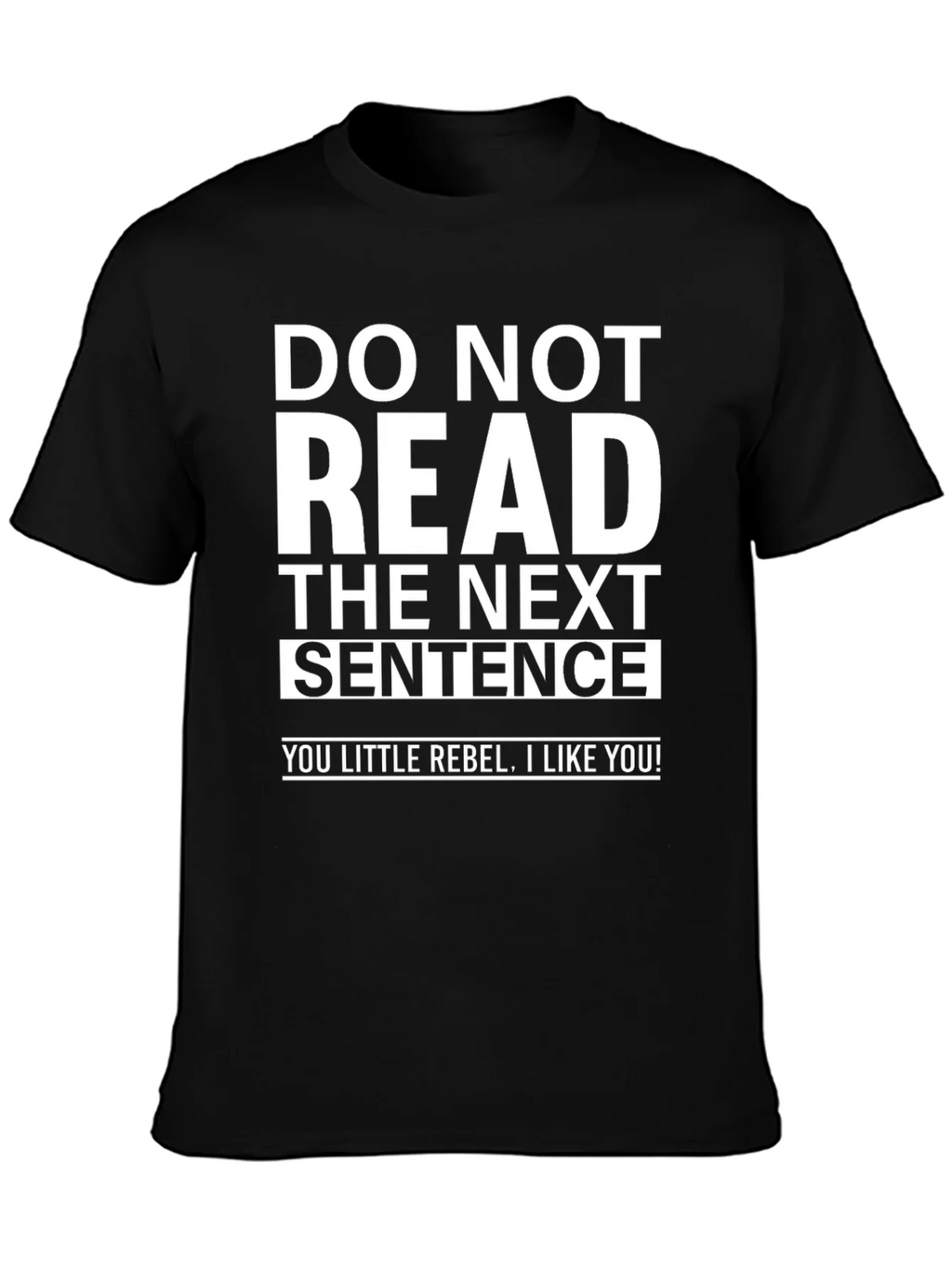 Rebel Humor Graphic Tee - Do Not Read! product image 3