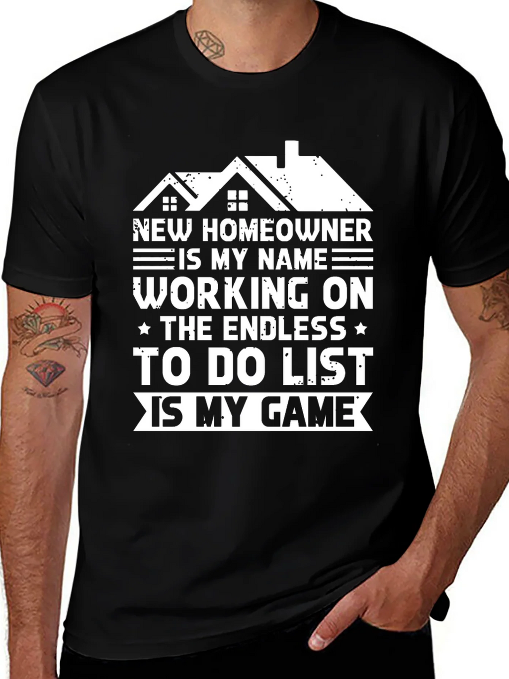 New Homeowner T-Shirt: Endless To-Do List Game product image 1
