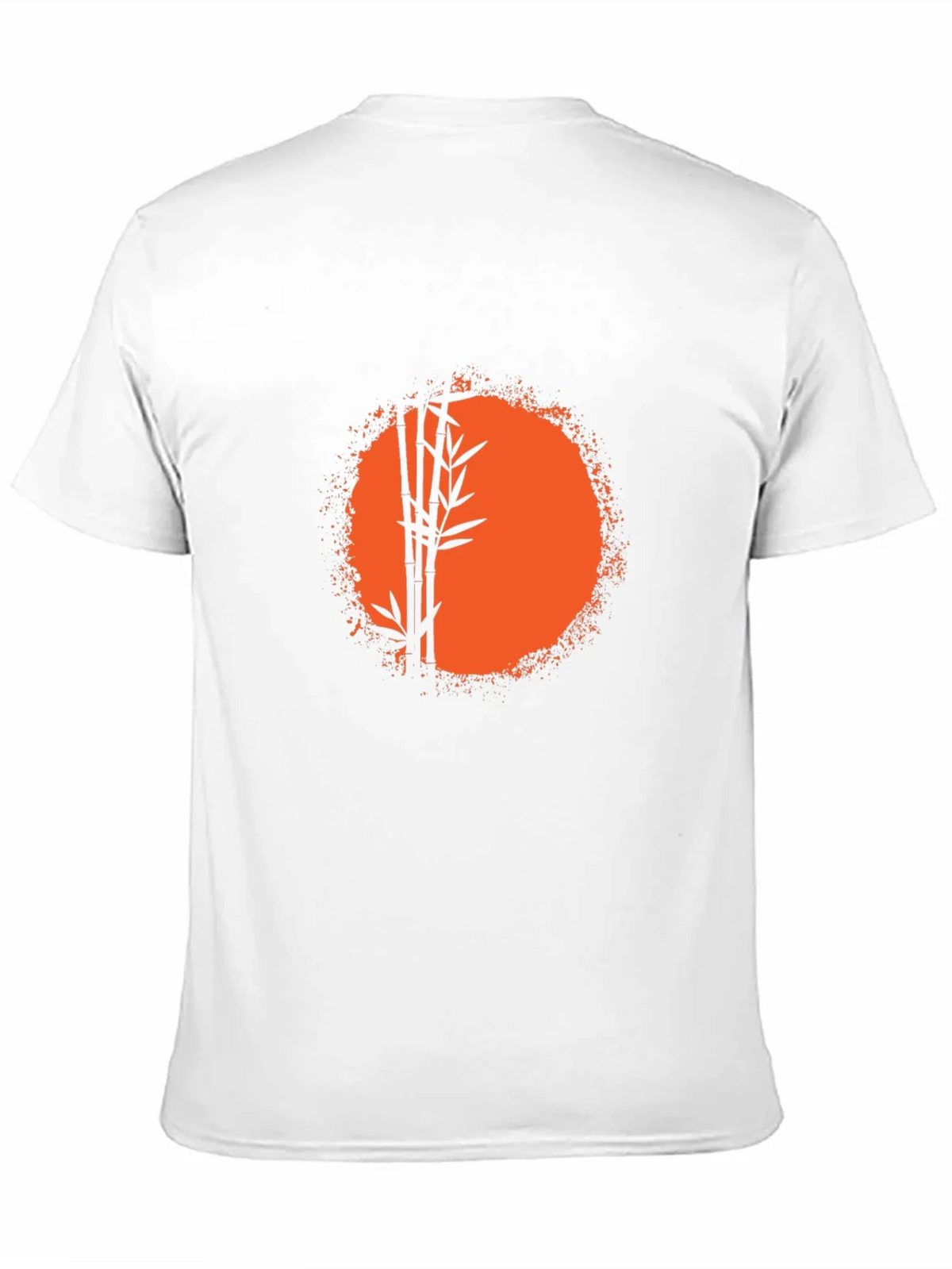 Bamboo Sunset Graphic Tee - Relaxed Fit Black T-Shirt product image 10