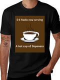 D E Radio Dopeness Coffee Graphic T-Shirt product image 1
