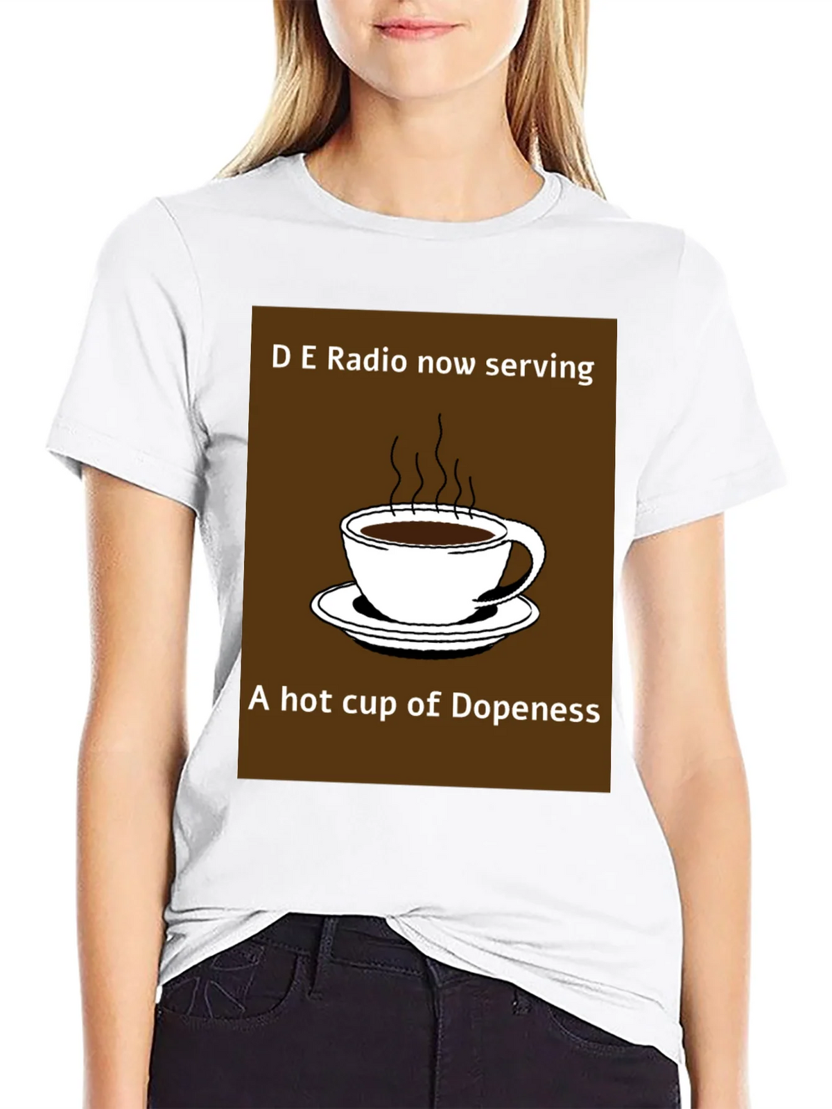 D E Radio Dopeness Coffee Graphic T-Shirt product image 8
