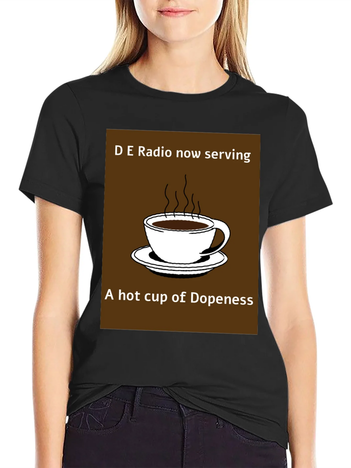 D E Radio Dopeness Coffee Graphic T-Shirt product image 2