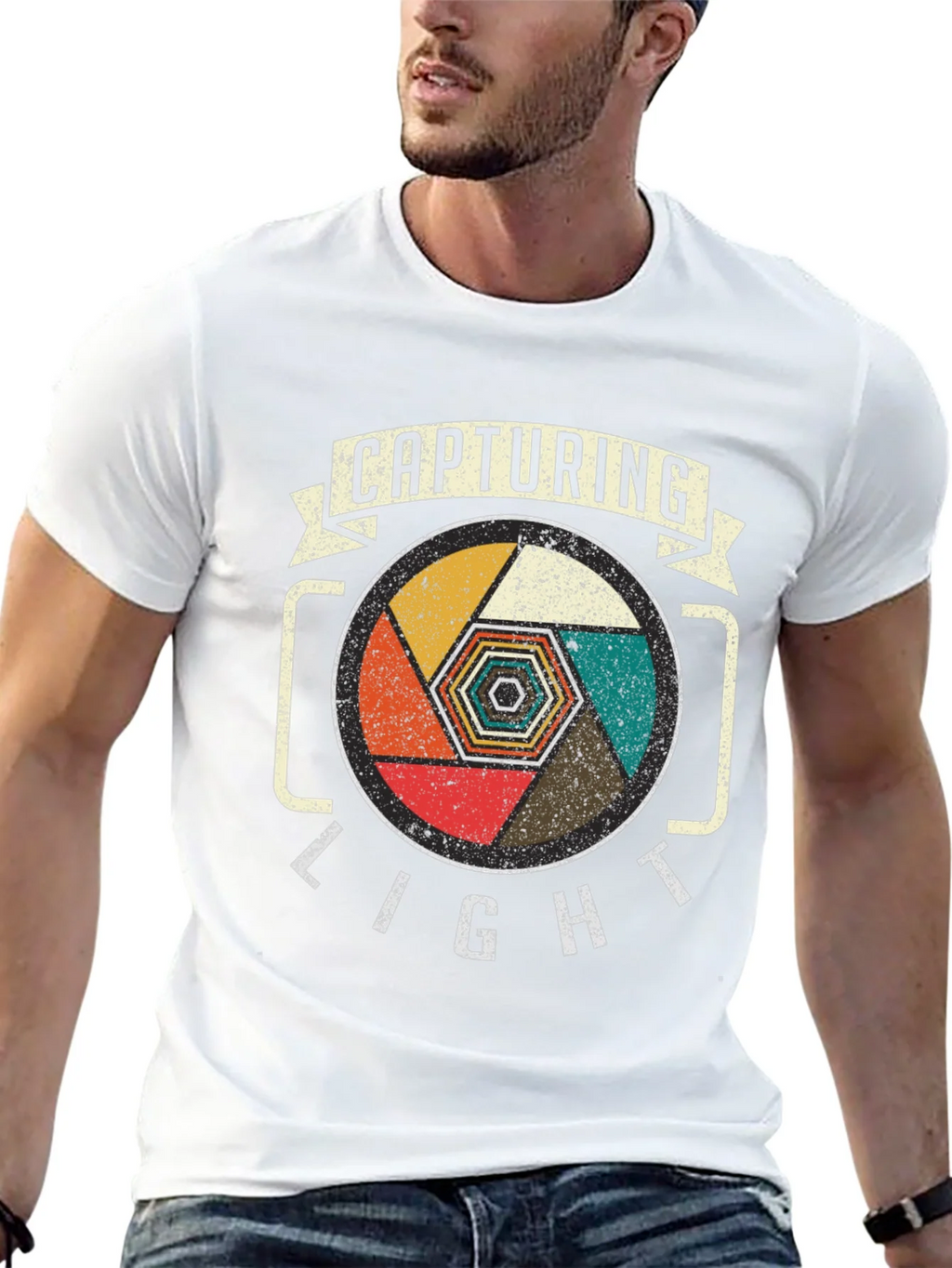 Capturing Light Camera Lens Graphic Tee - Black product image 12