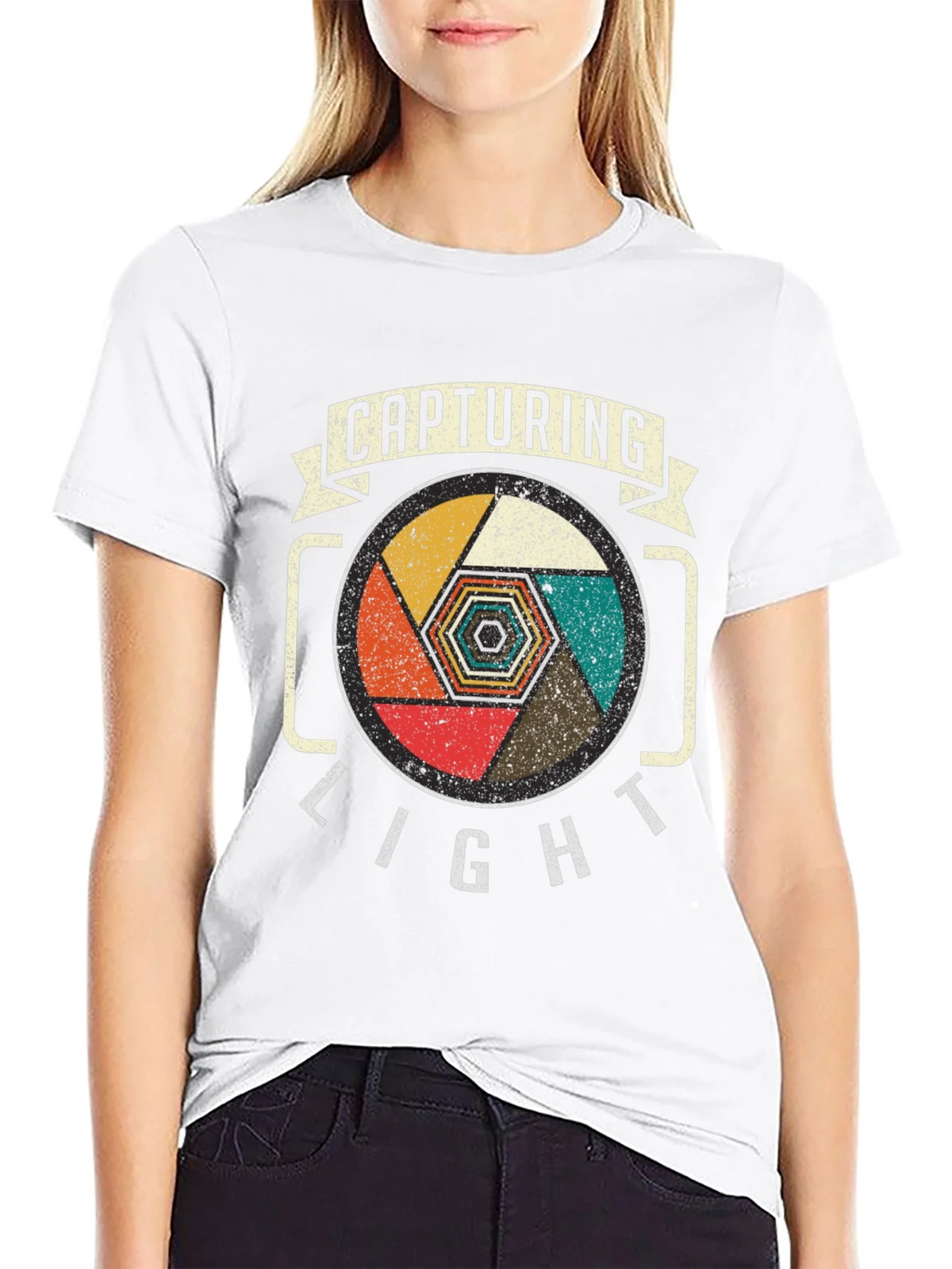 Capturing Light Camera Lens Graphic Tee - Black product image 8