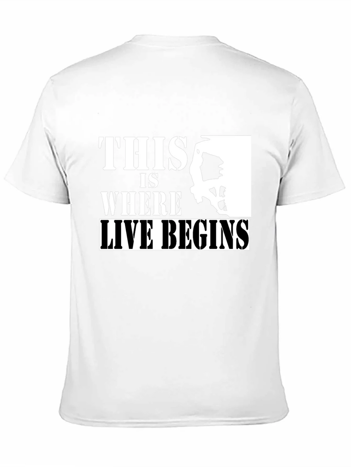 Climbing T-Shirt: This Is Where Life Begins product image 9
