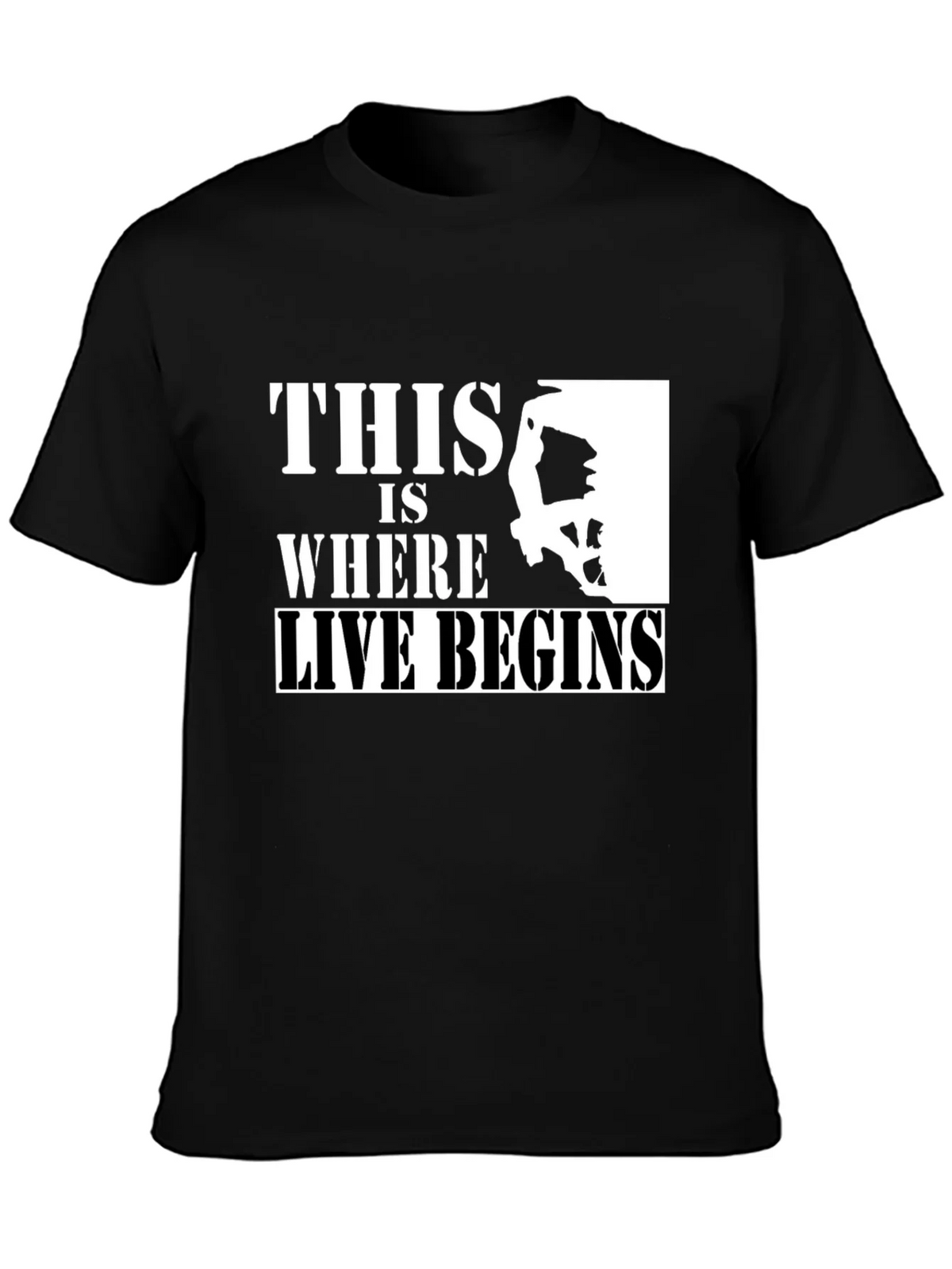 Climbing T-Shirt: This Is Where Life Begins product image 3