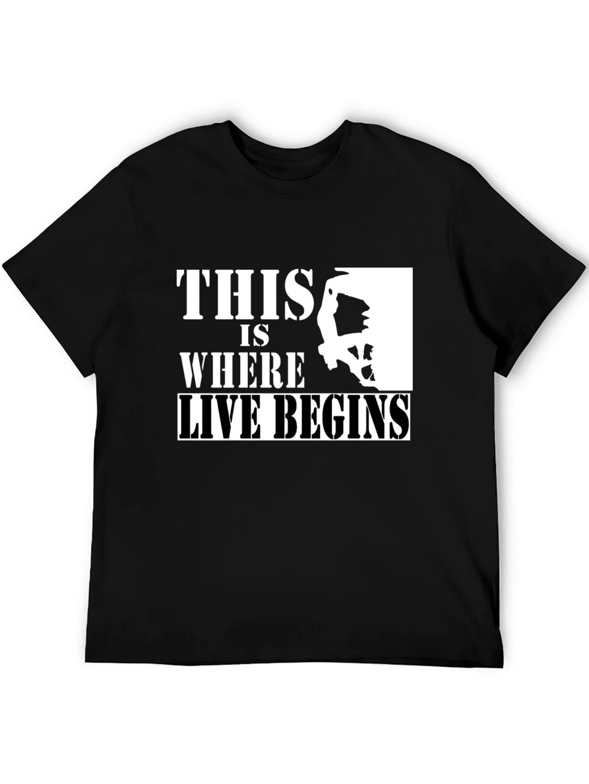 Climbing T-Shirt: This Is Where Life Begins product image 4