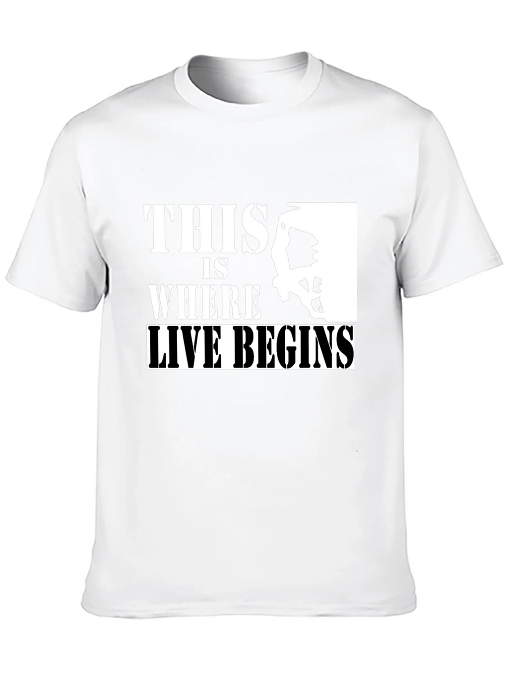 Climbing T-Shirt: This Is Where Life Begins product image 8