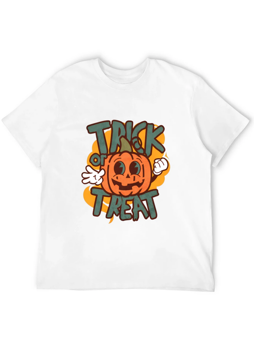 Trick or Treat Pumpkin Graphic Tee - Halloween Shirt product image 7
