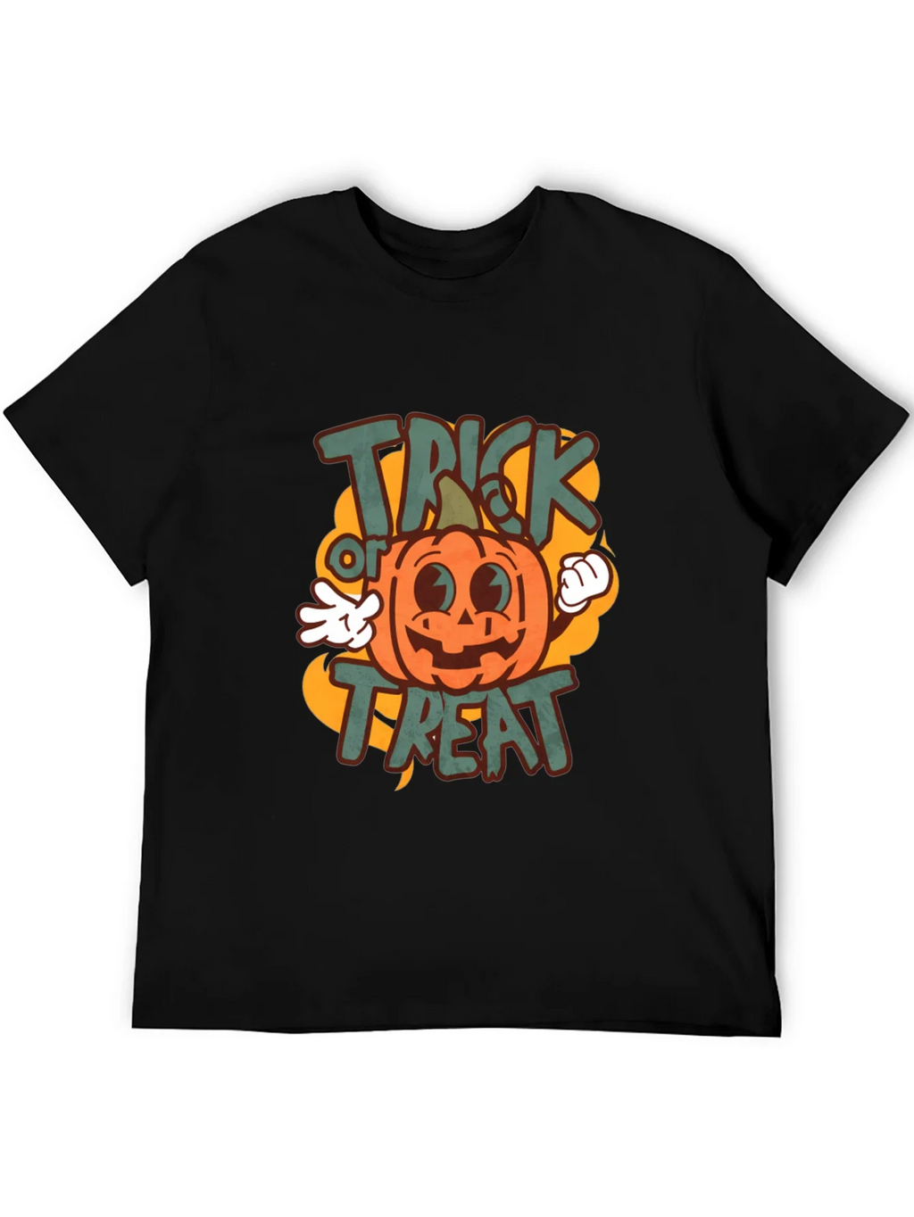 Trick or Treat Pumpkin Graphic Tee - Halloween Shirt product image 4