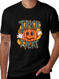 Trick or Treat Pumpkin Graphic Tee - Halloween Shirt product image 1