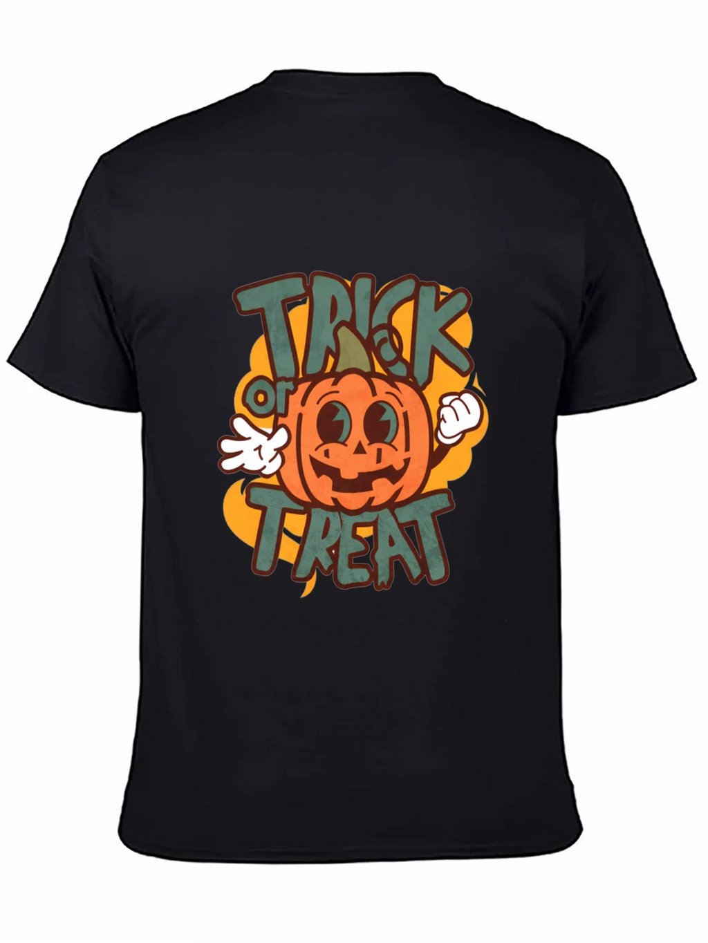 Trick or Treat Pumpkin Graphic Tee - Halloween Shirt product image 3
