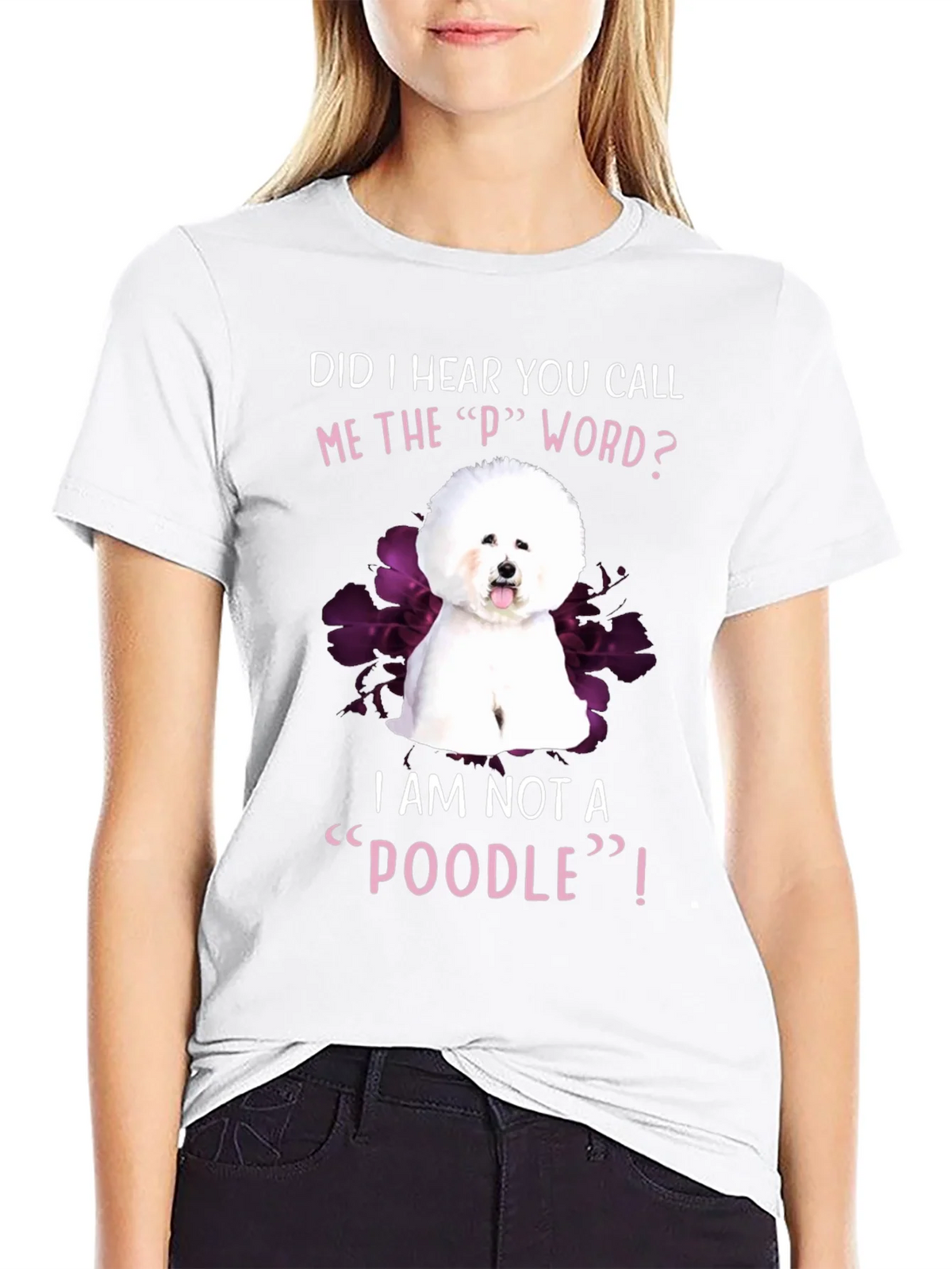 Funny Bichon Frise Poodle Dog Graphic T-Shirt product image 4