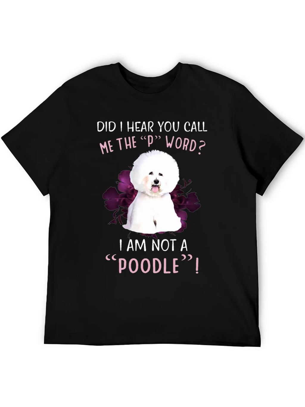 Funny Bichon Frise Poodle Dog Graphic T-Shirt product image 2