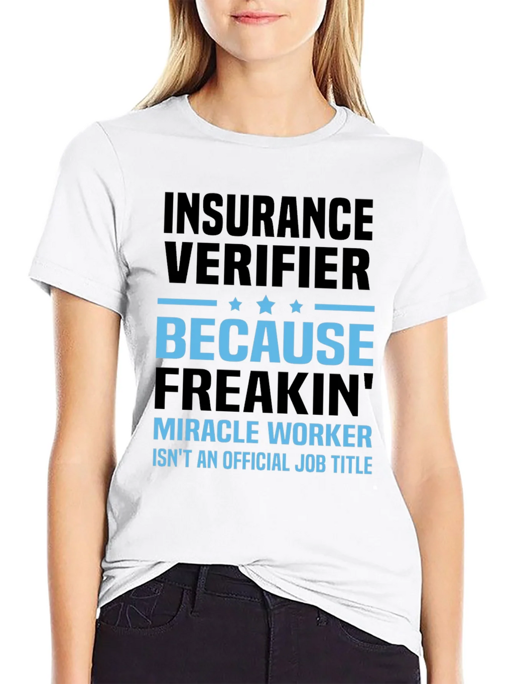 Insurance Verifier Graphic Tee - Funny Job Title Shirt product image 8