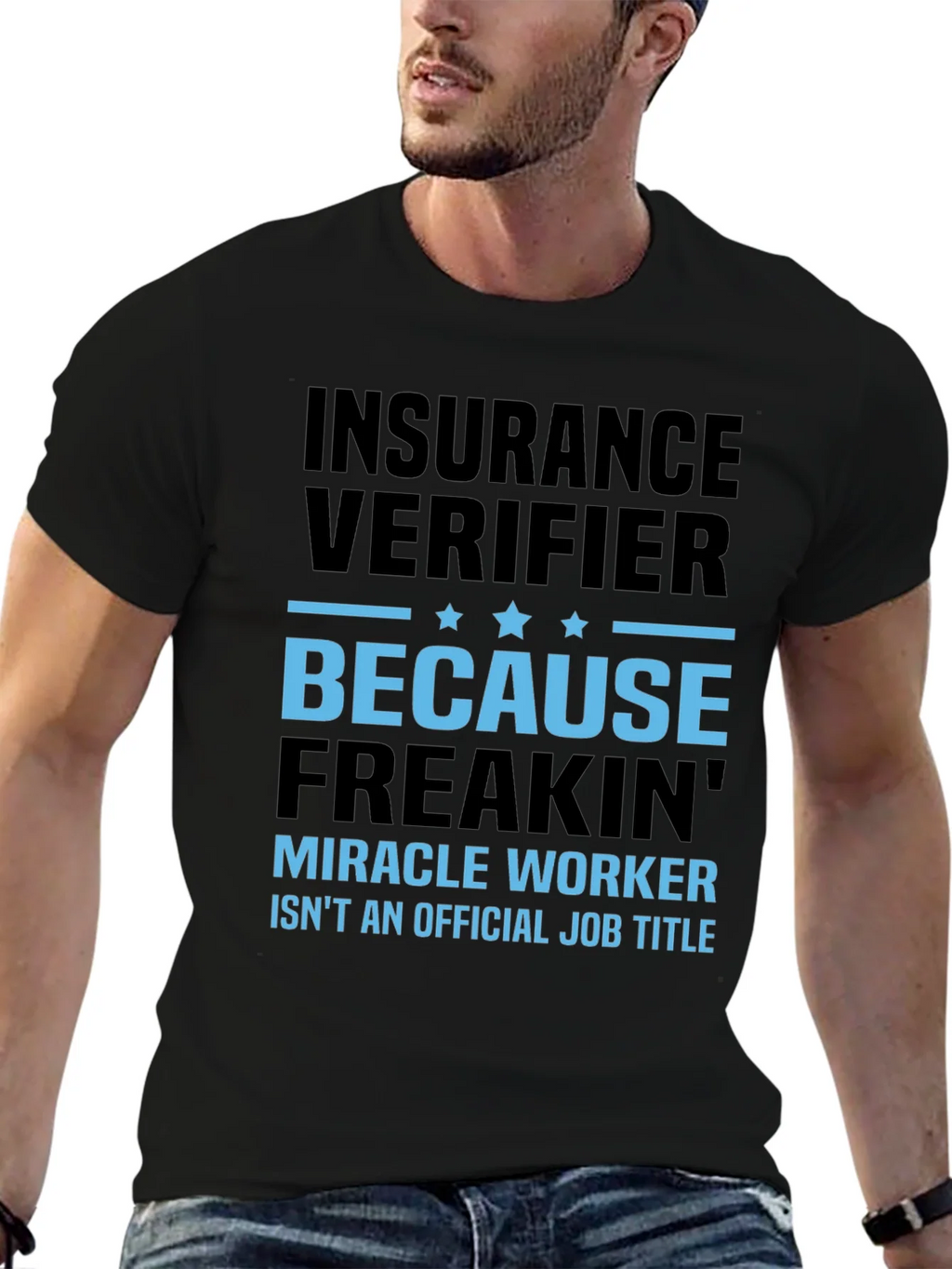 Insurance Verifier Graphic Tee - Funny Job Title Shirt product image 6