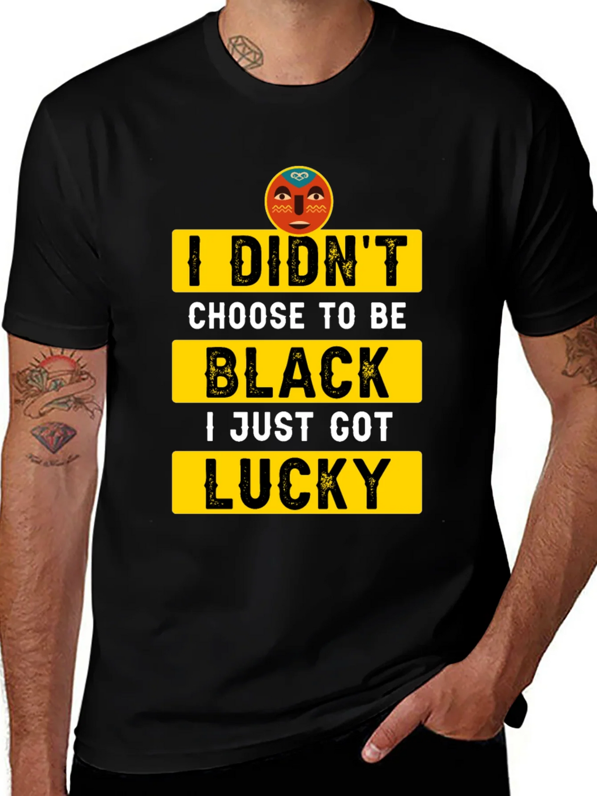 Black Pride Graphic Tee - I Didnt Choose To Be product image 1