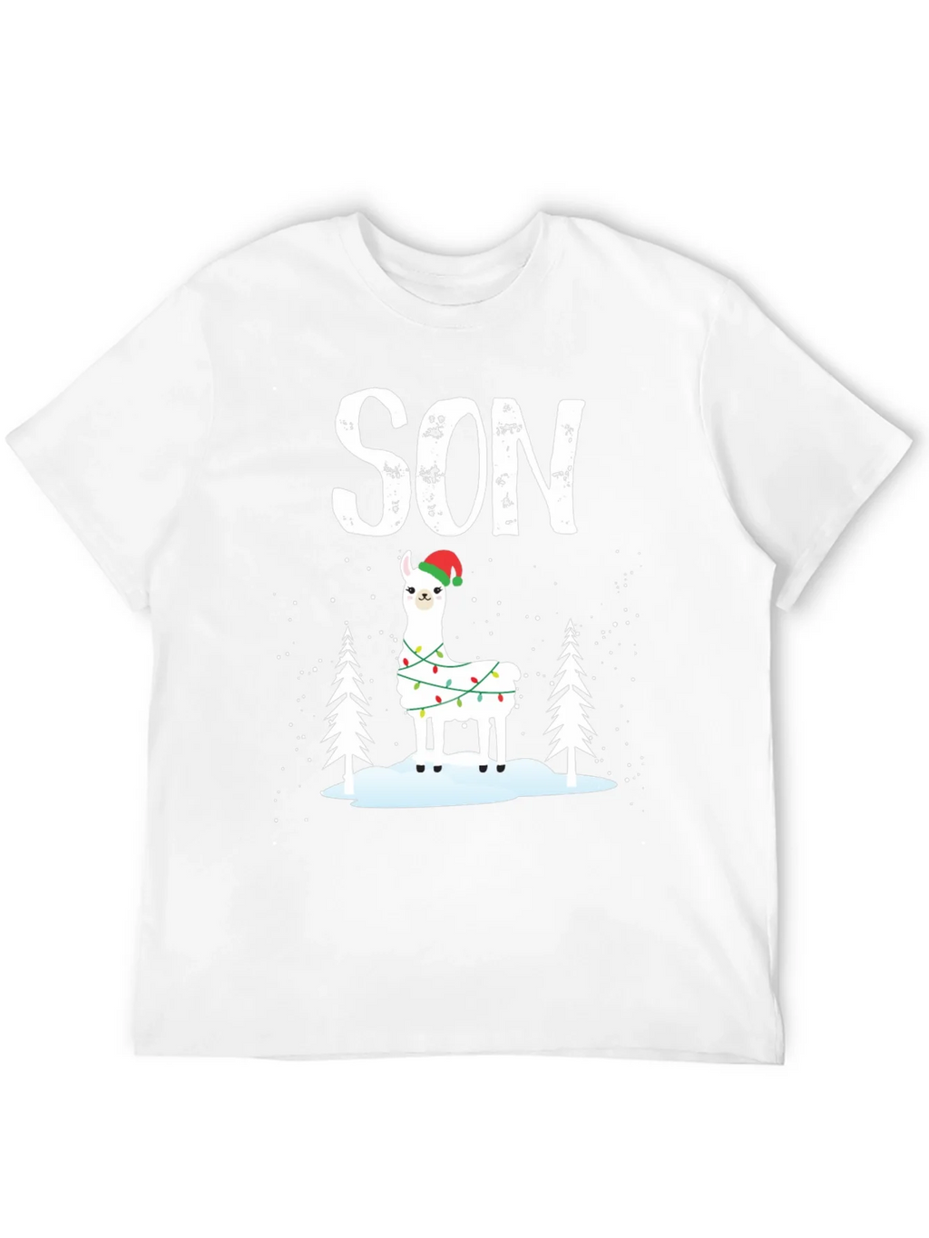 Festive Son Llama Christmas T-Shirt product image 11
