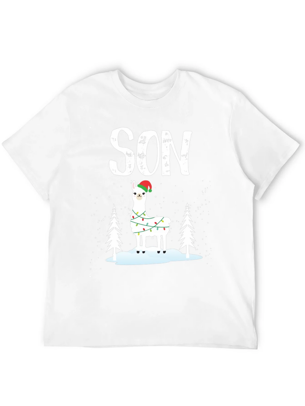 Festive Son Llama Christmas T-Shirt product image 11