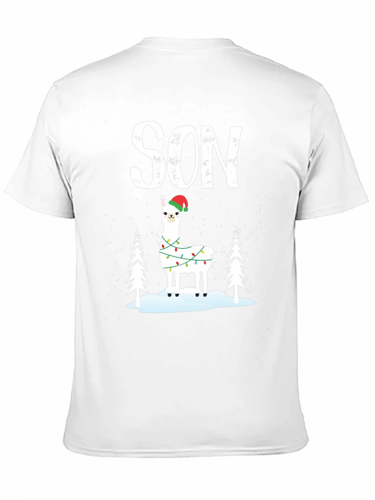 Festive Son Llama Christmas T-Shirt product image 10