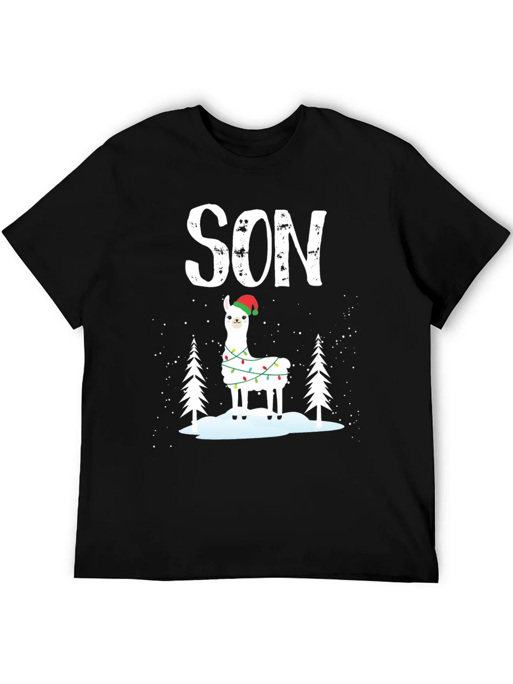 Festive Son Llama Christmas T-Shirt product image 5