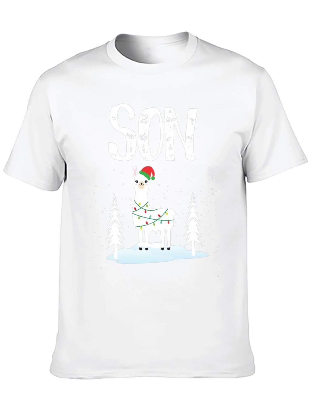 Festive Son Llama Christmas T-Shirt product image 9