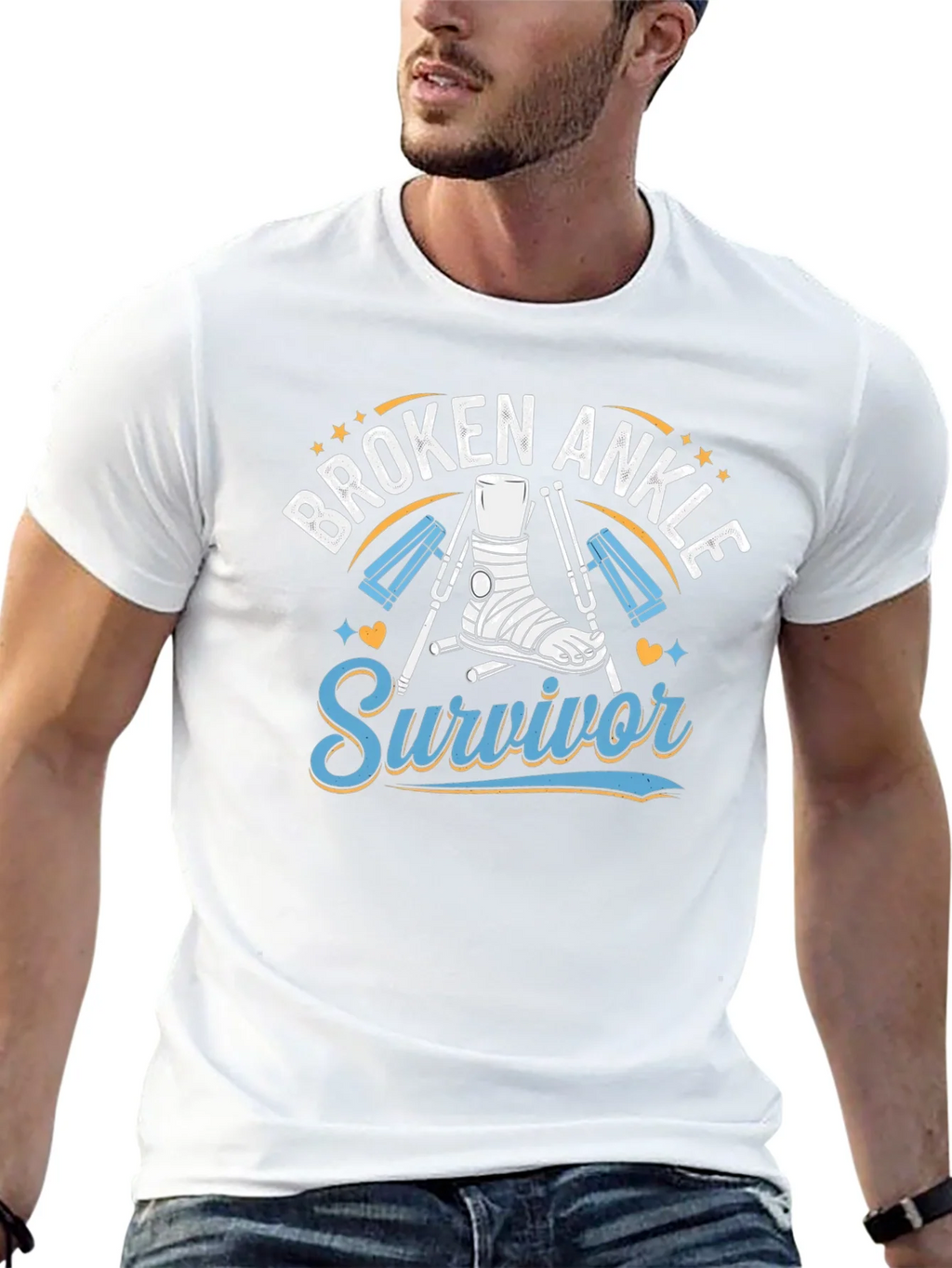 Broken Ankle Survivor T-Shirt product image 12