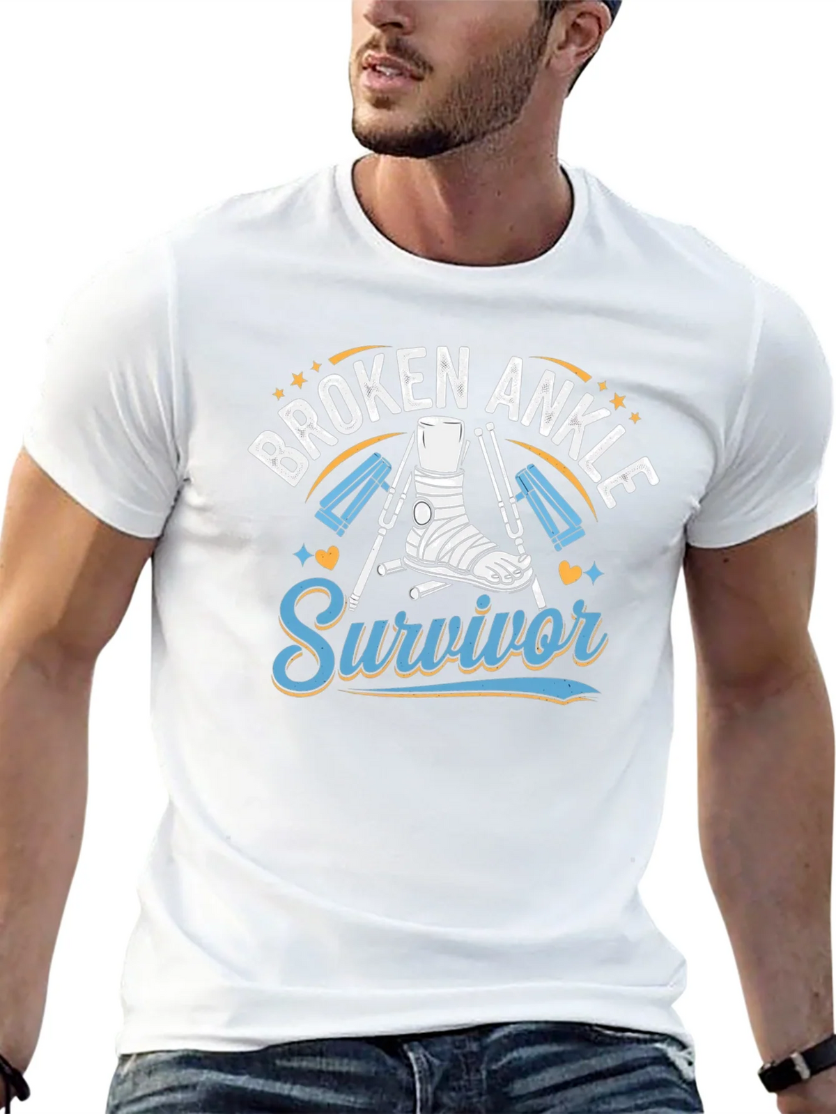 Broken Ankle Survivor T-Shirt product image 12