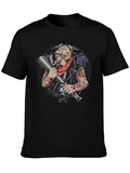 Badass Dog Graphic T-Shirt product image 1