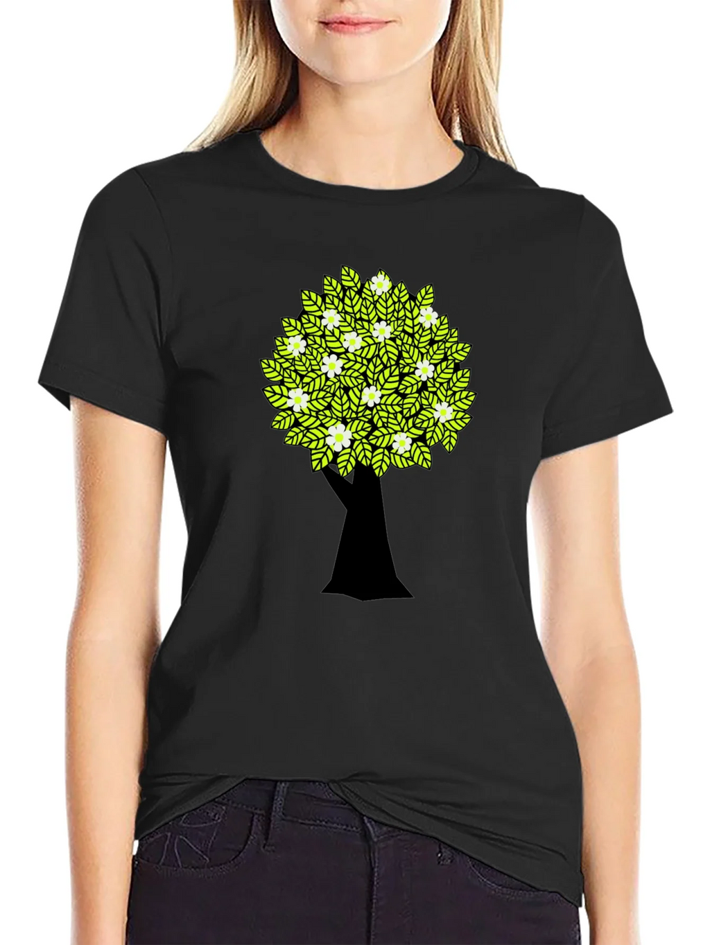 Tree Graphic Black T-Shirt product image 2