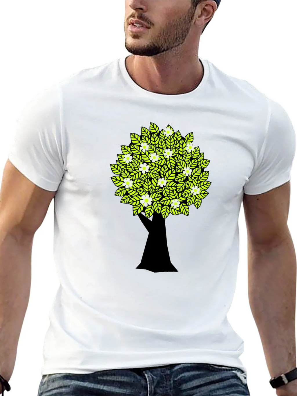 Tree Graphic Black T-Shirt product image 12