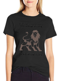Lion Graphic Tee - Always Be a T-Shirt product image 1