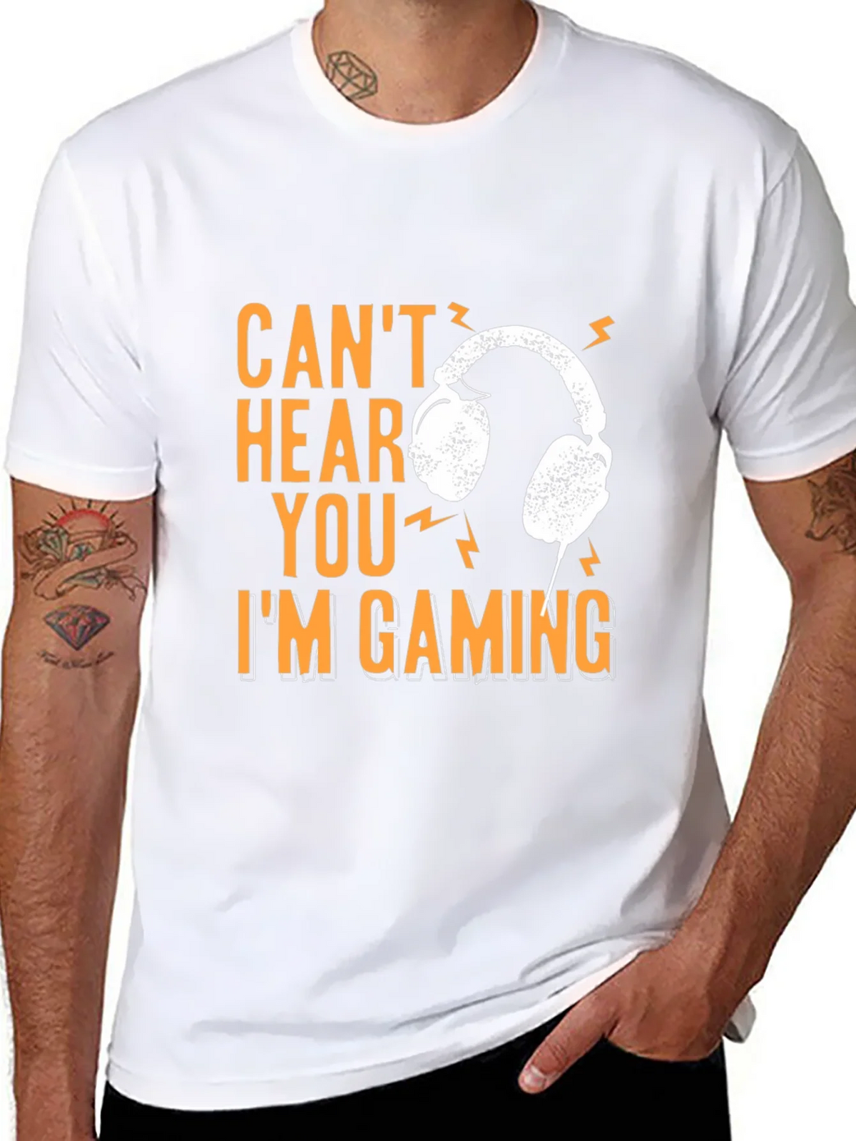 Cant Hear You Im Gaming T-Shirt product image 7