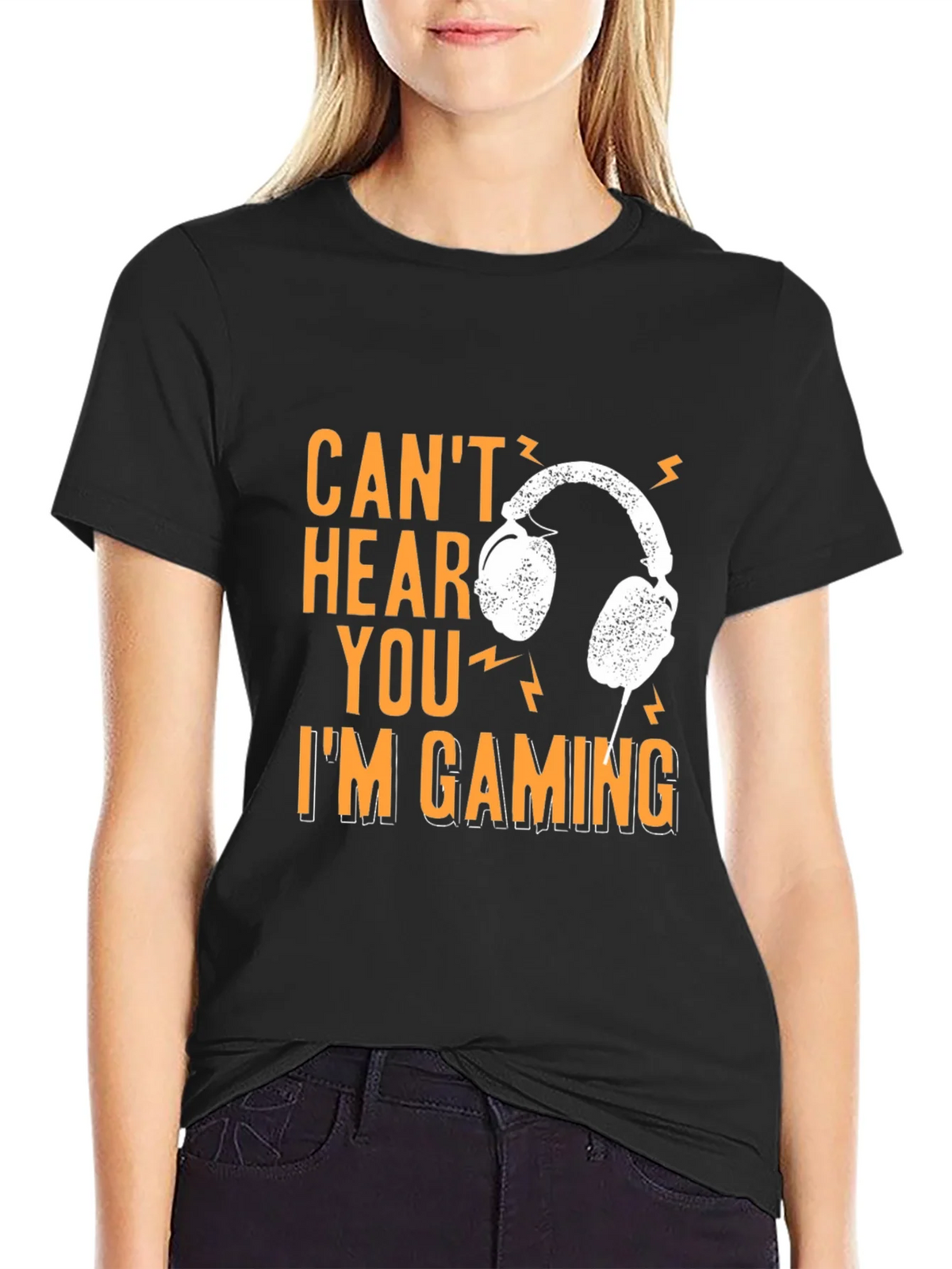 Cant Hear You Im Gaming T-Shirt product image 2
