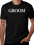 Groom Crew Neck T-Shirt - Perfect for Wedding Day product image 1