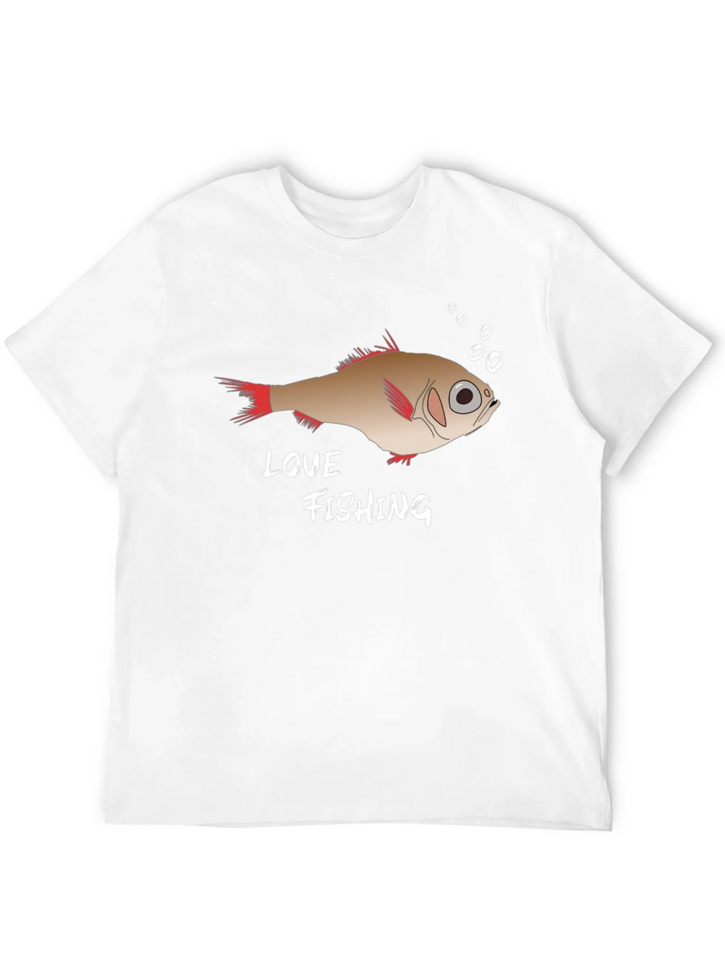 Love Fishing Graphic Tee - Black Cotton T-Shirt product image 11