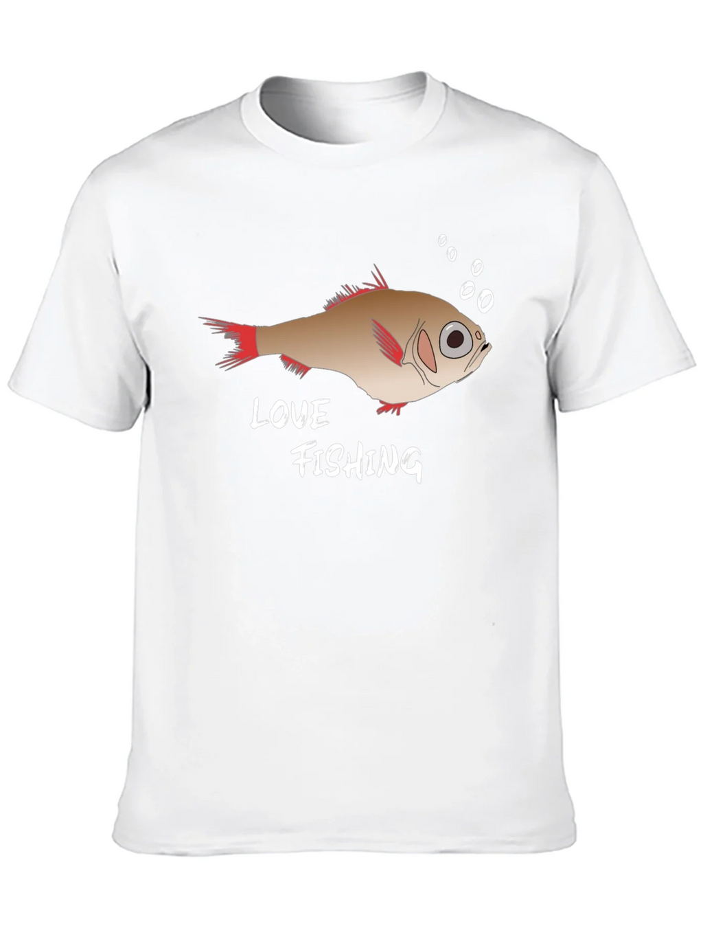 Love Fishing Graphic Tee - Black Cotton T-Shirt product image 9