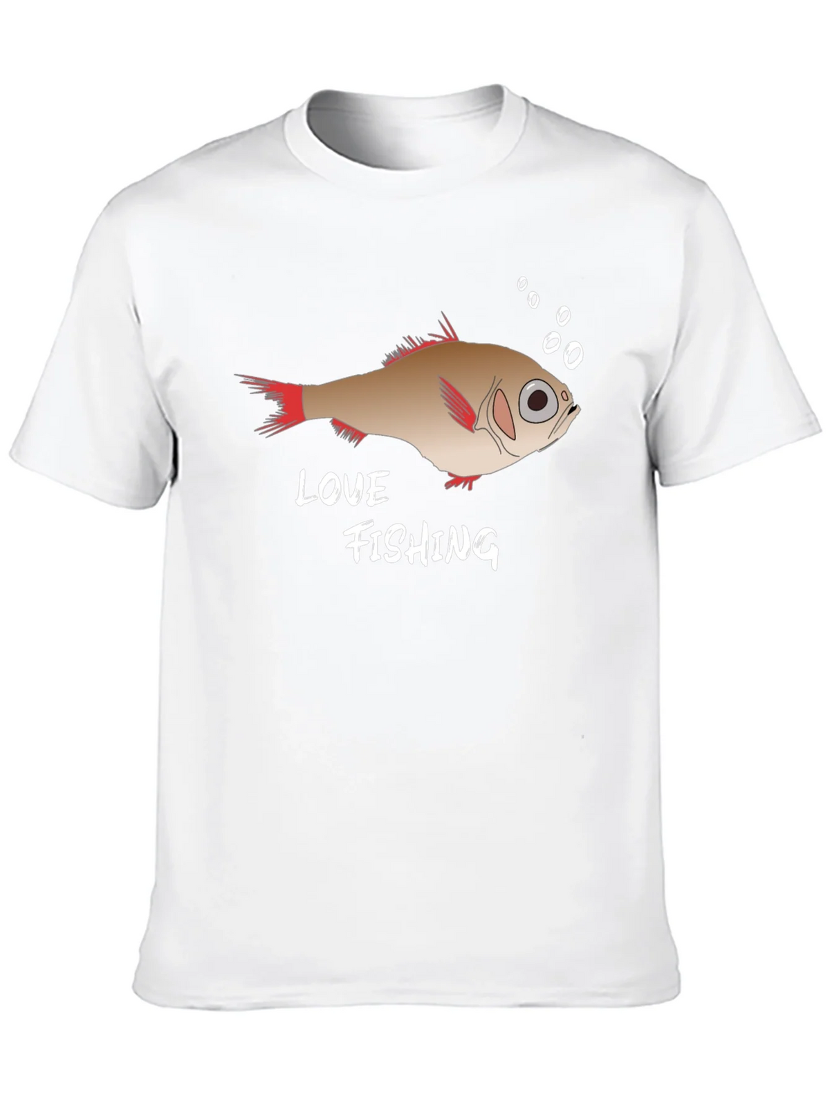 Love Fishing Graphic Tee - Black Cotton T-Shirt product image 9