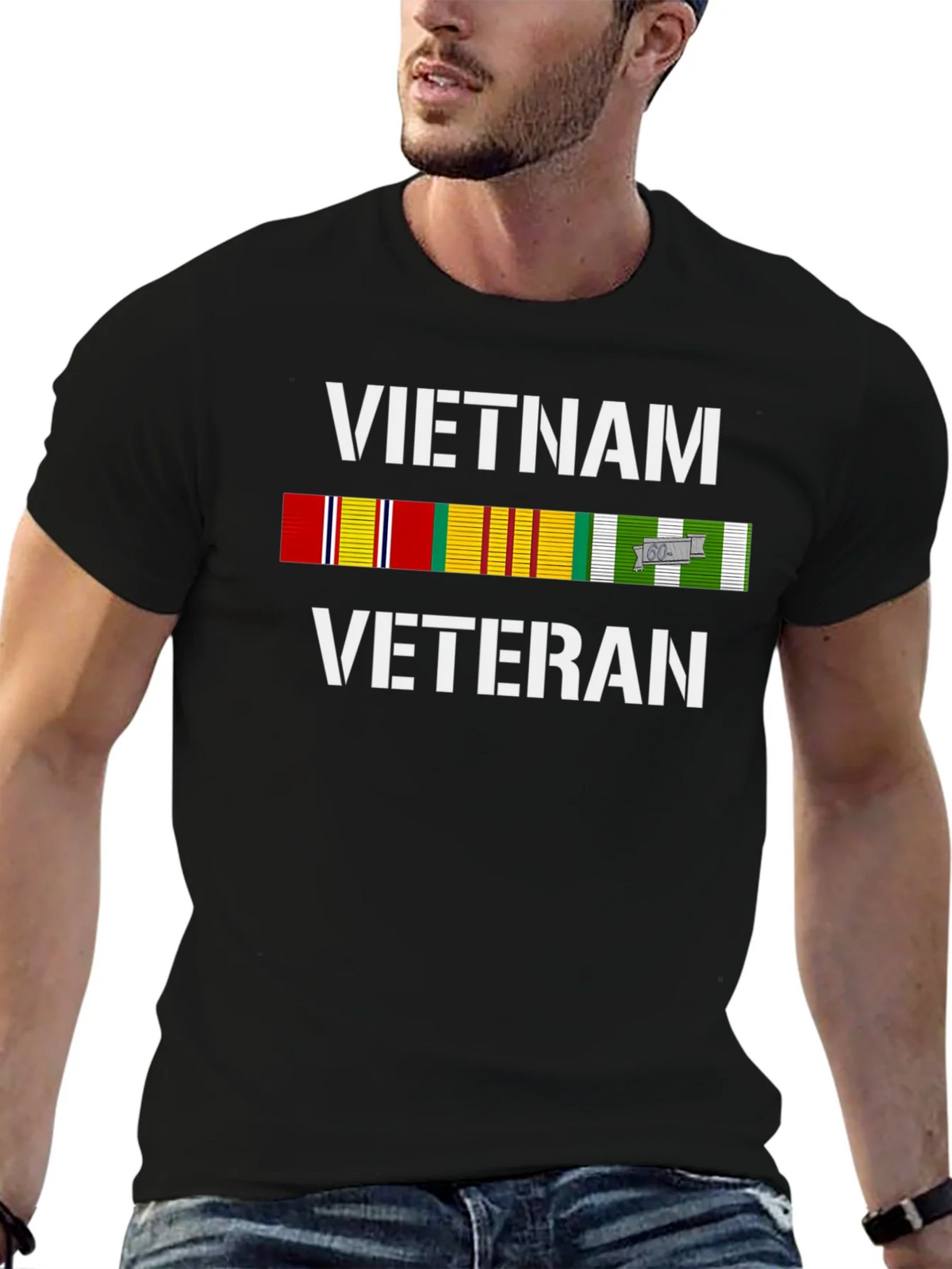Vietnam Veteran Ribbon T-Shirt - Patriotic Tribute Tee product image 6