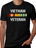 Vietnam Veteran Ribbon T-Shirt - Patriotic Tribute Tee product image 1