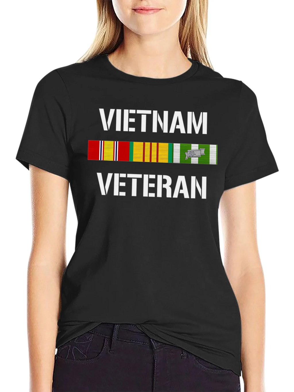 Vietnam Veteran Ribbon T-Shirt - Patriotic Tribute Tee product image 2