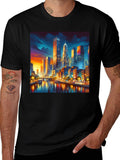 Cityscape Riverfront T-Shirt product image 1