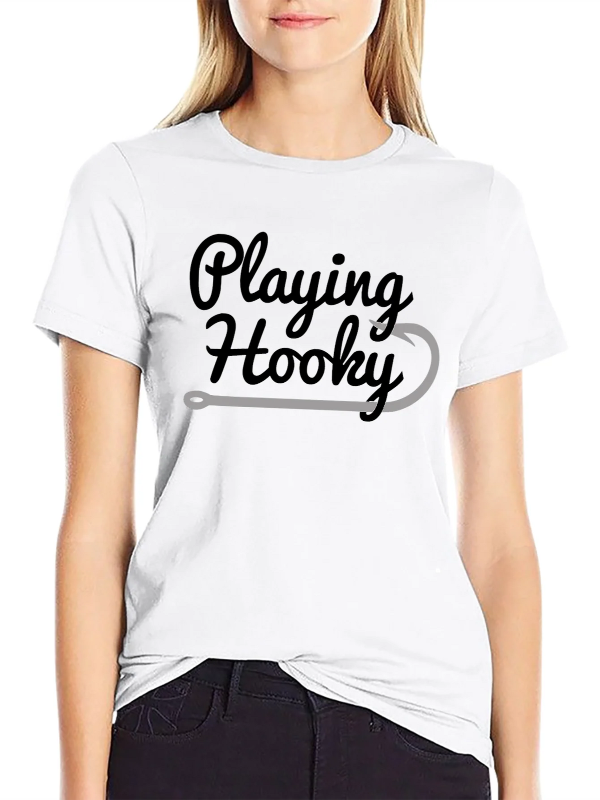 Playing Hooky Fishing T-Shirt - Relaxed Fit Soft Cotton product image 5