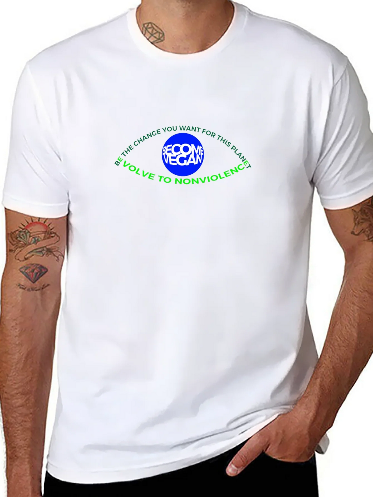 Become Vegan T-Shirt product image 7