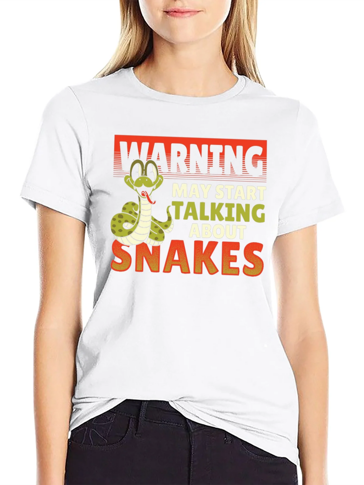 Warning May Start Talking About Snakes T-Shirt product image 8
