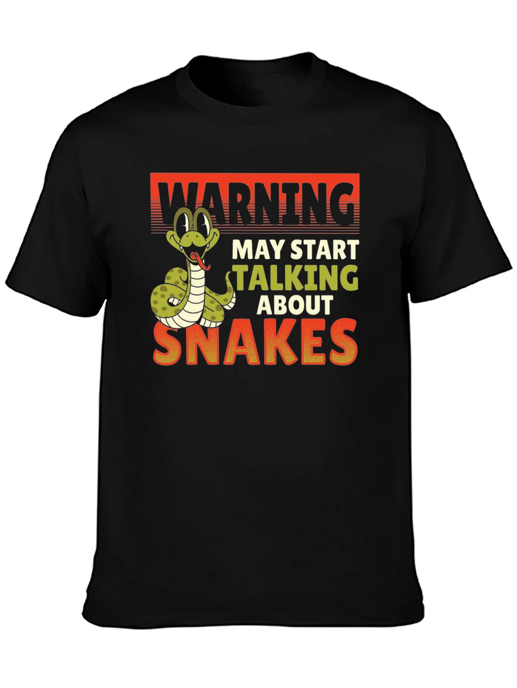 Warning May Start Talking About Snakes T-Shirt product image 3
