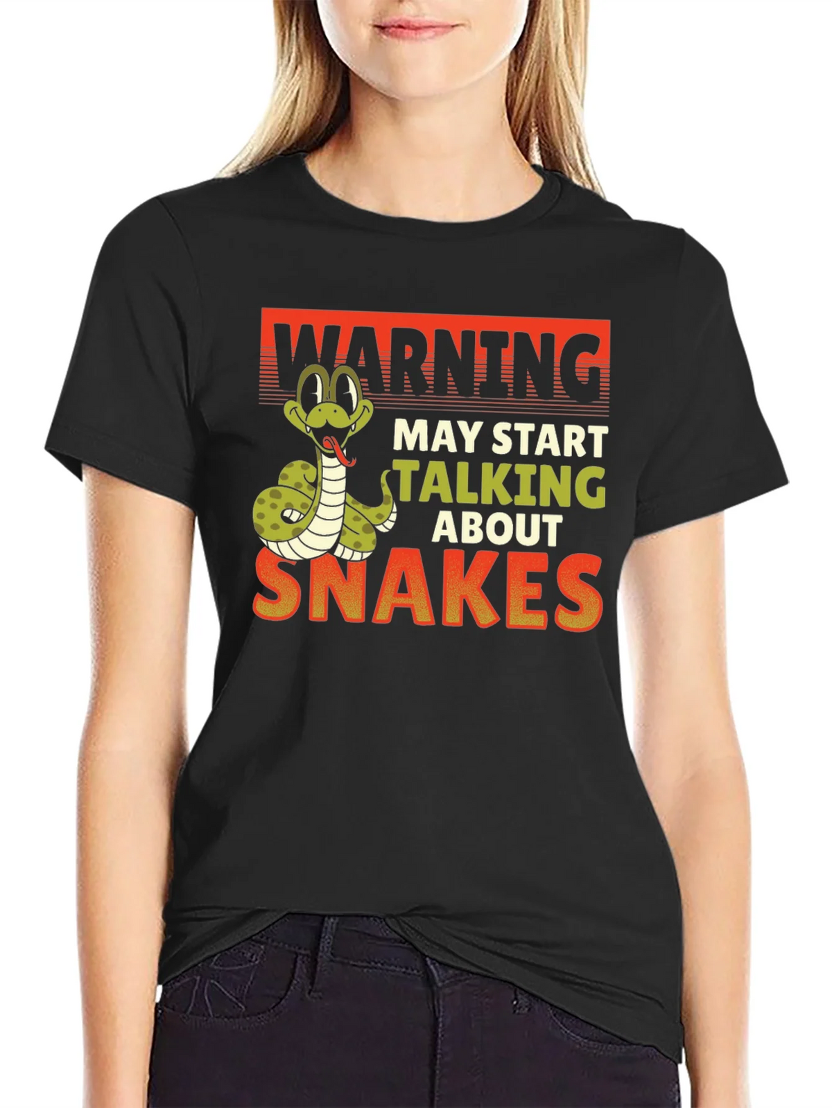 Warning May Start Talking About Snakes T-Shirt product image 2