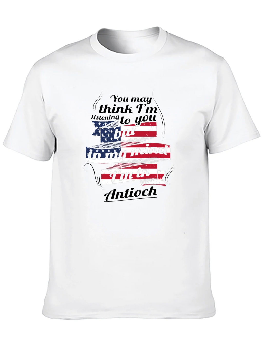 In My Mind Im in Antioch Flag Tee product image 5