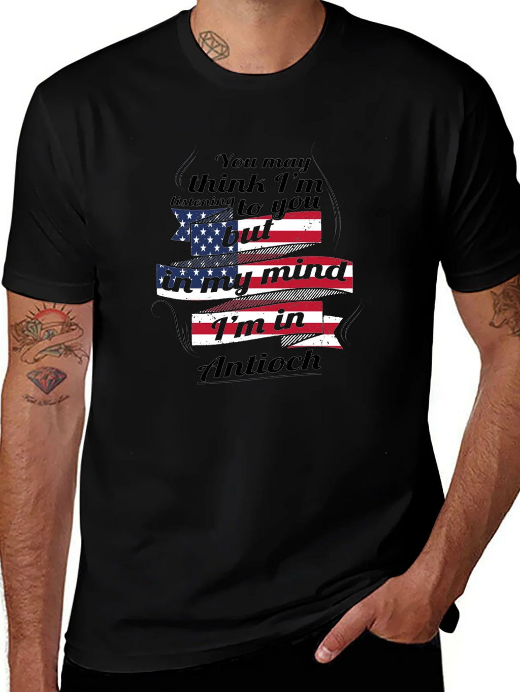 In My Mind Im in Antioch Flag Tee product image 1